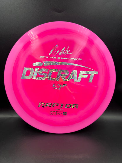 Discraft ESP Raptor Swirly Pink Silver Discraft Logo Stamp - 173-174g