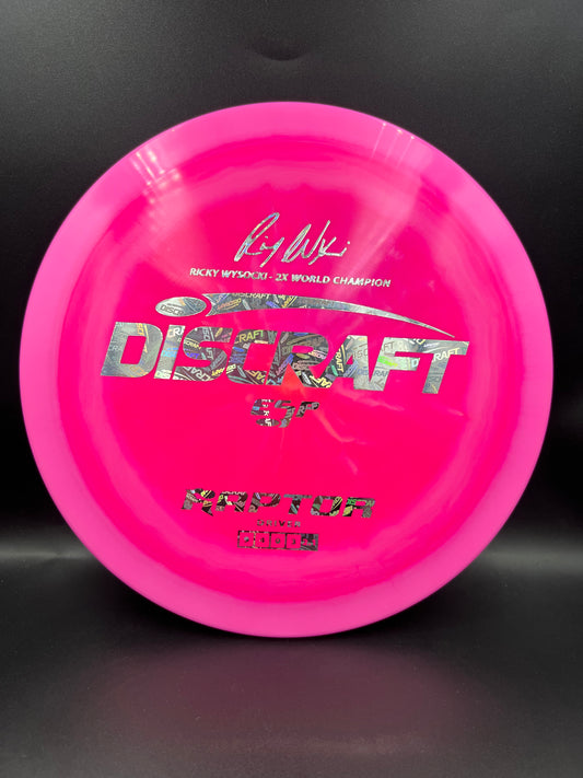 Discraft ESP Raptor Swirly Pink Silver Discraft Logo Stamp - 173-174g