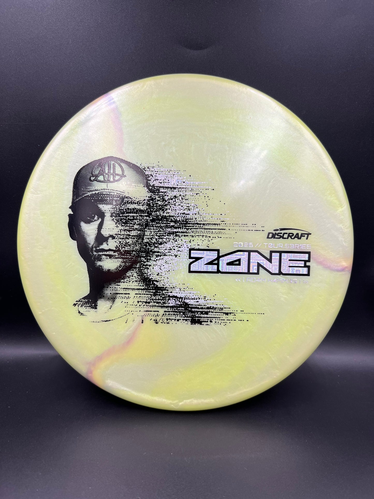 Discraft Adam Hammes Zone 2026 Tour Series Yellow Green Silver Stamp - 173g