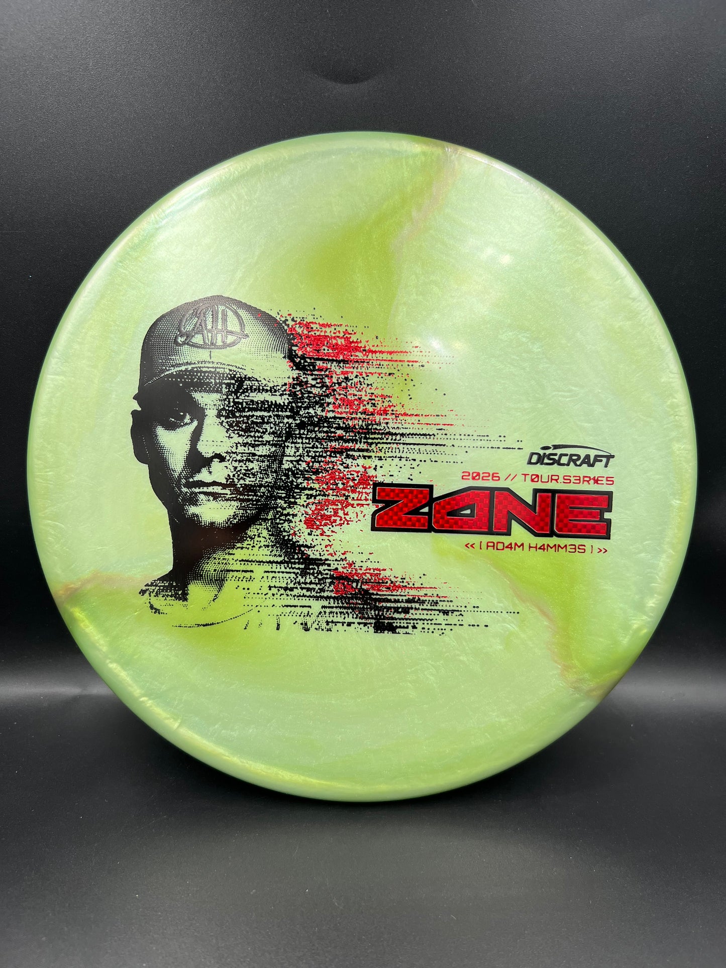 Discraft Adam Hammes Zone 2026 Tour Series Green Red Stamp - 174g