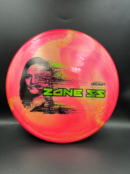 Discraft Holyn Handley Zone SS 2026 Tour Series Pinkish Red Green Stamp - 173-174g