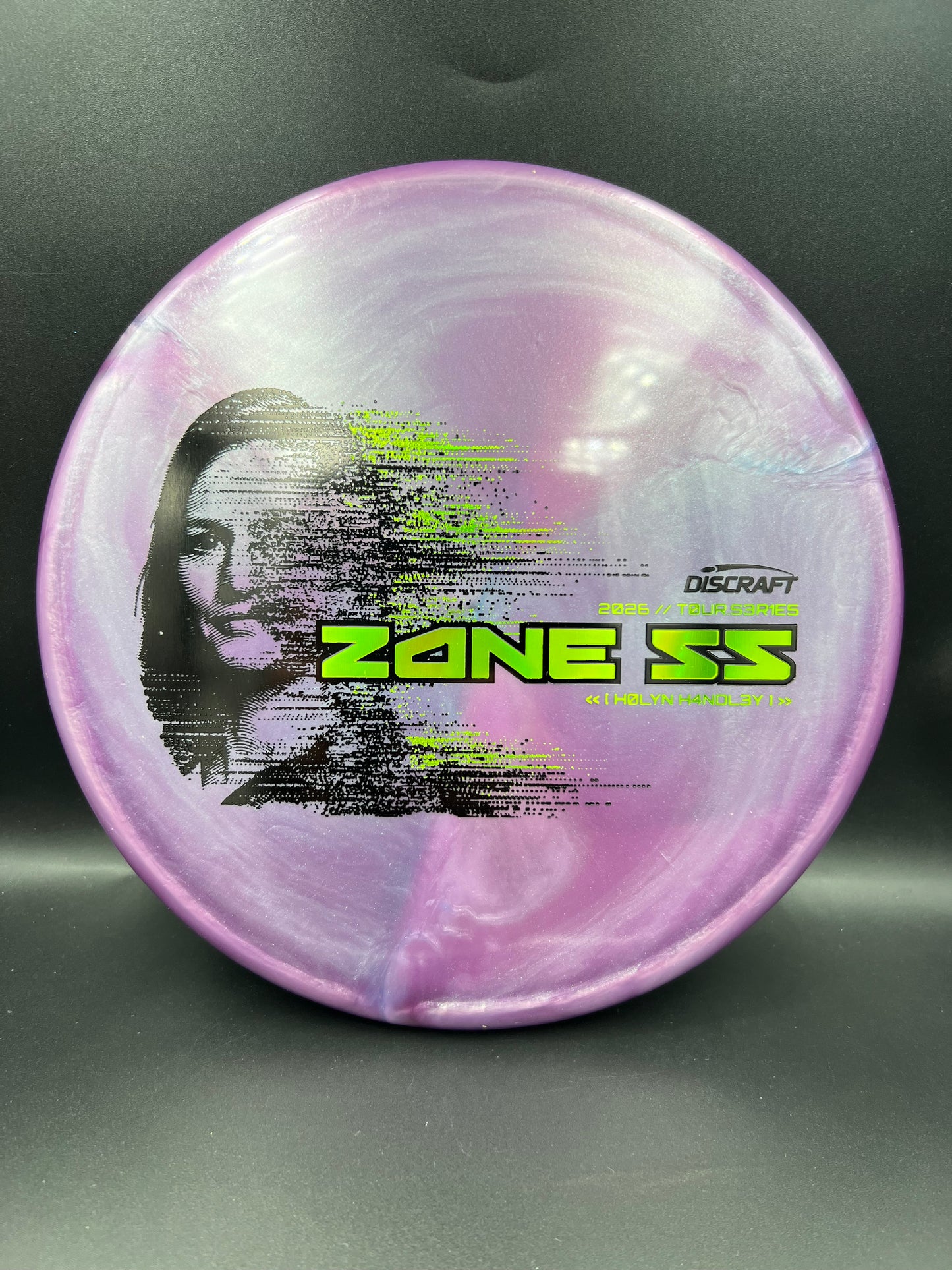 Discraft Holyn Handley Zone SS 2026 Tour Series Purple Green Stamp - 173-174g