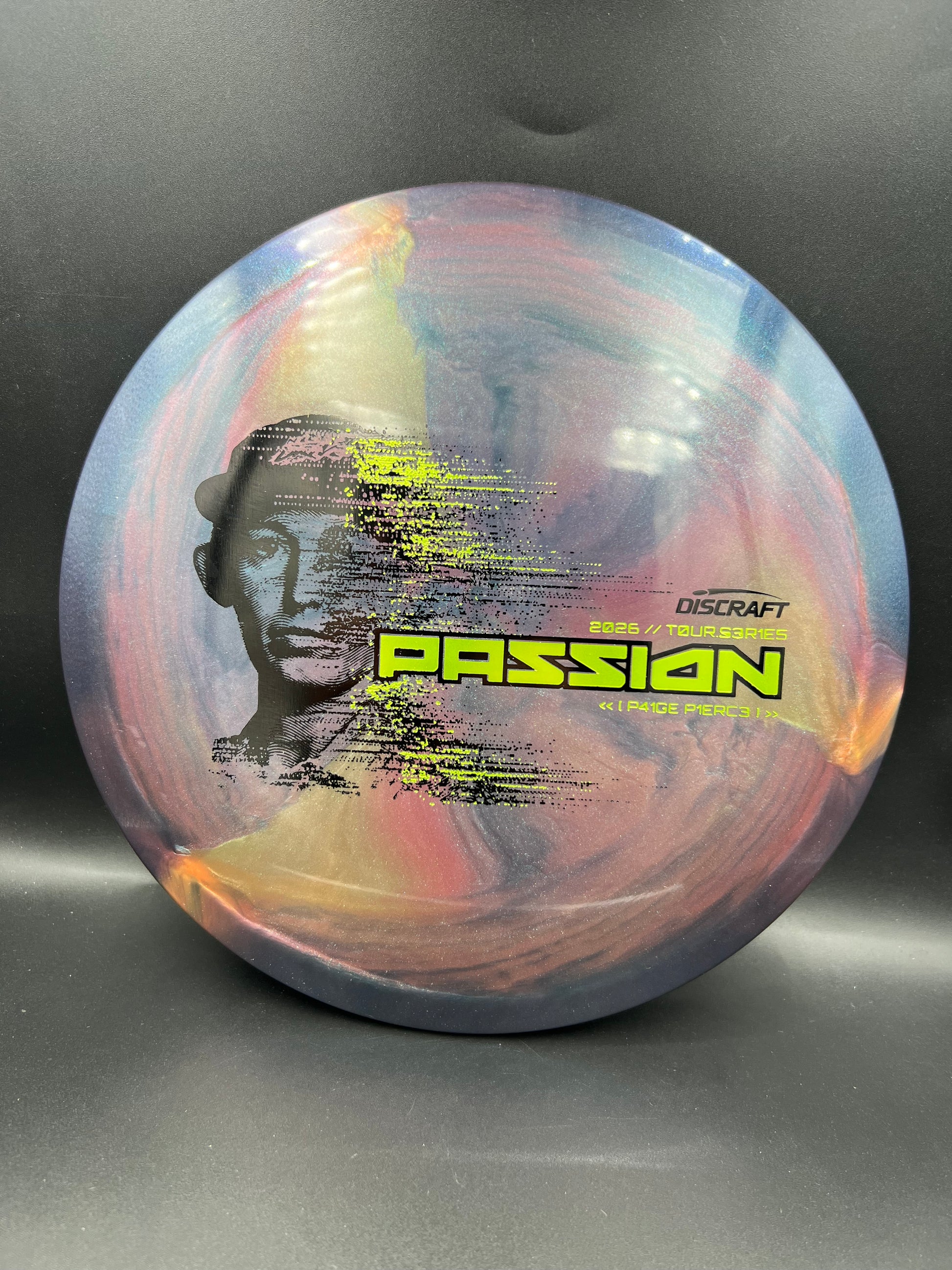 Discraft Paige Pierce Passion 2026 Tour Series Dark Blue Pink Gold Green Stamp - 164-166g