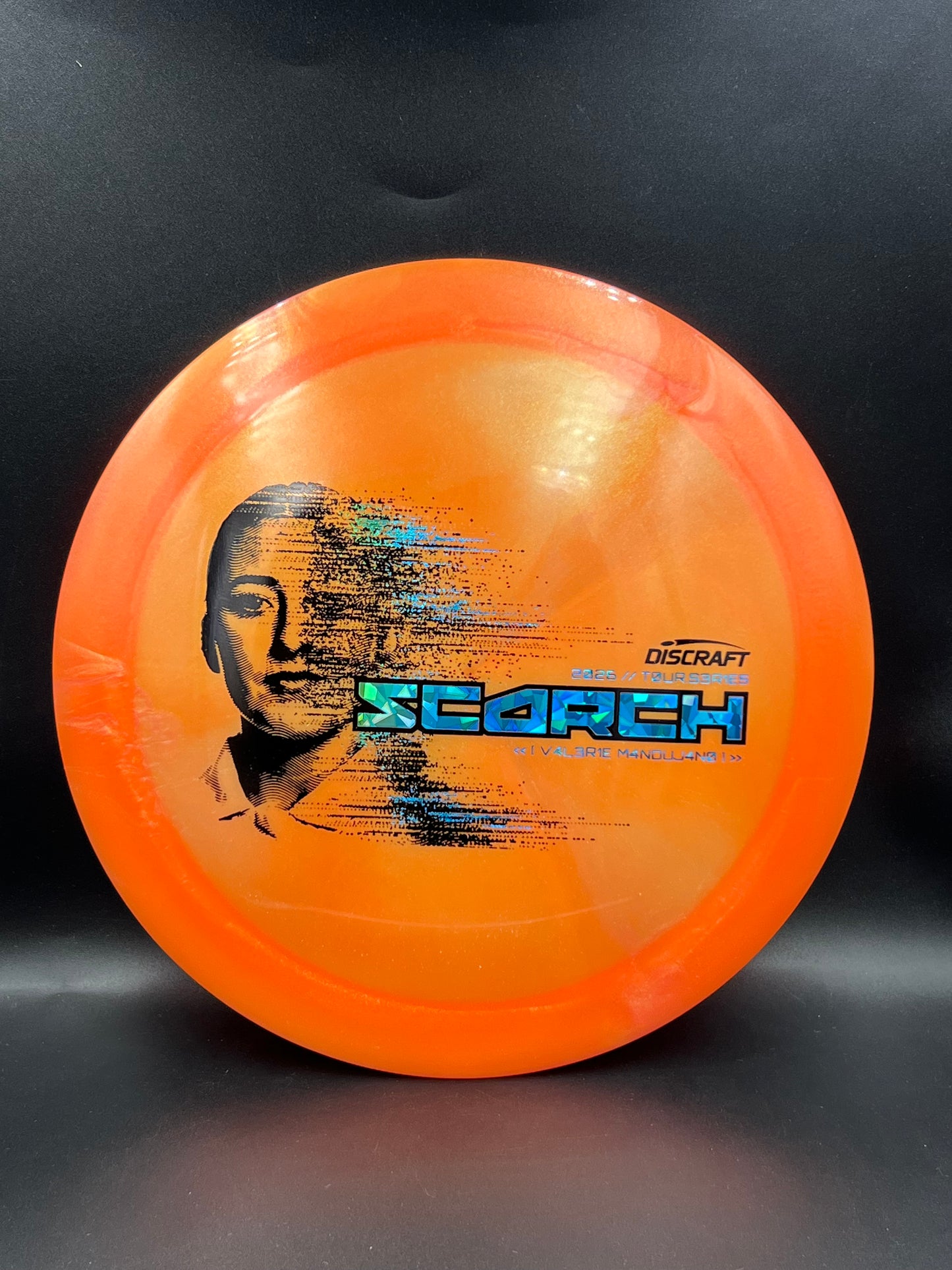 Discraft Valerie Mandujano Scorch 2026 Tour Series Orange Blue Shatter Stamp - 170-172g