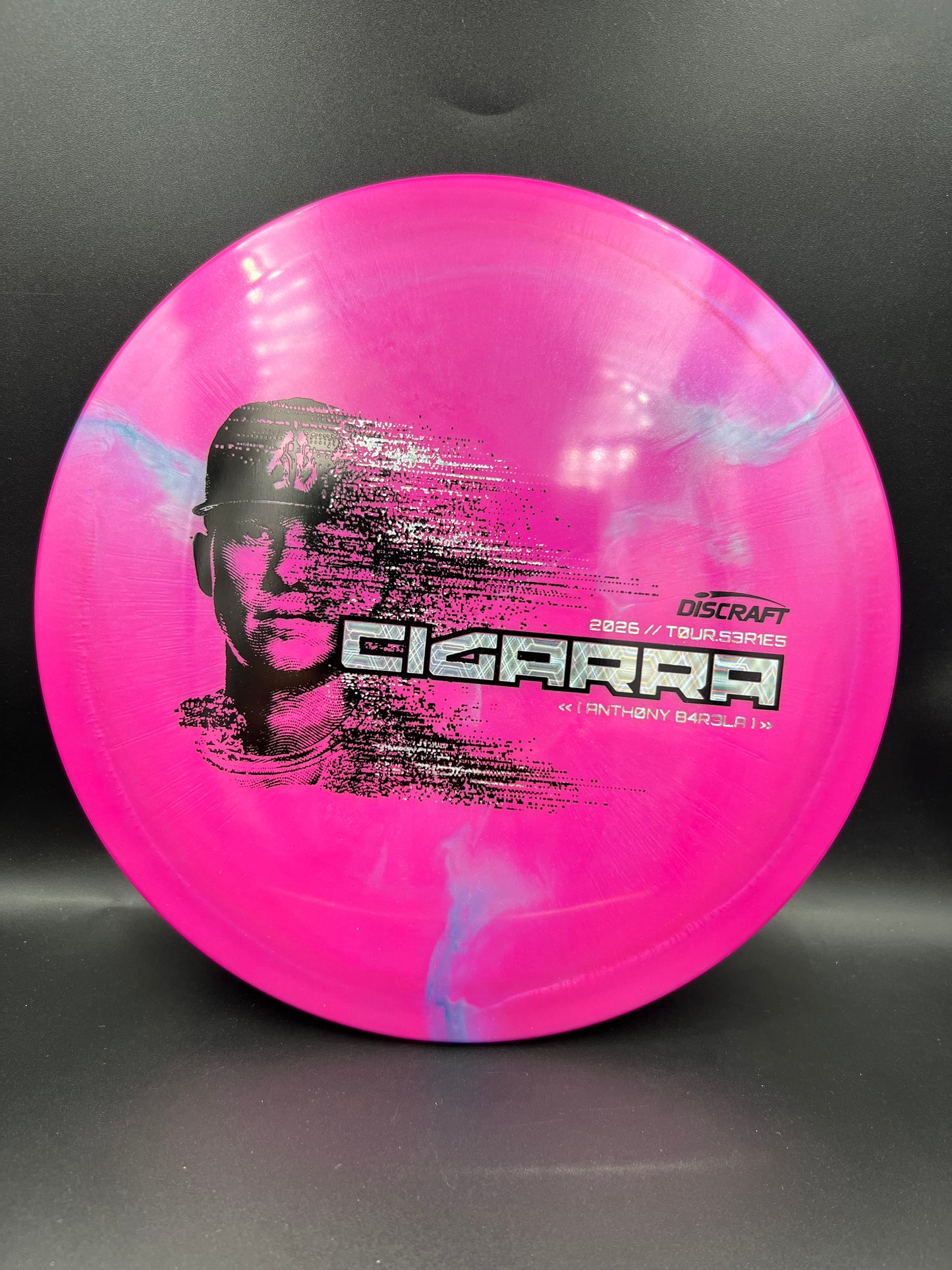 Discraft Anthony Barela Cigarra 2026 Tour Series Pink Silver Stamp - 175g