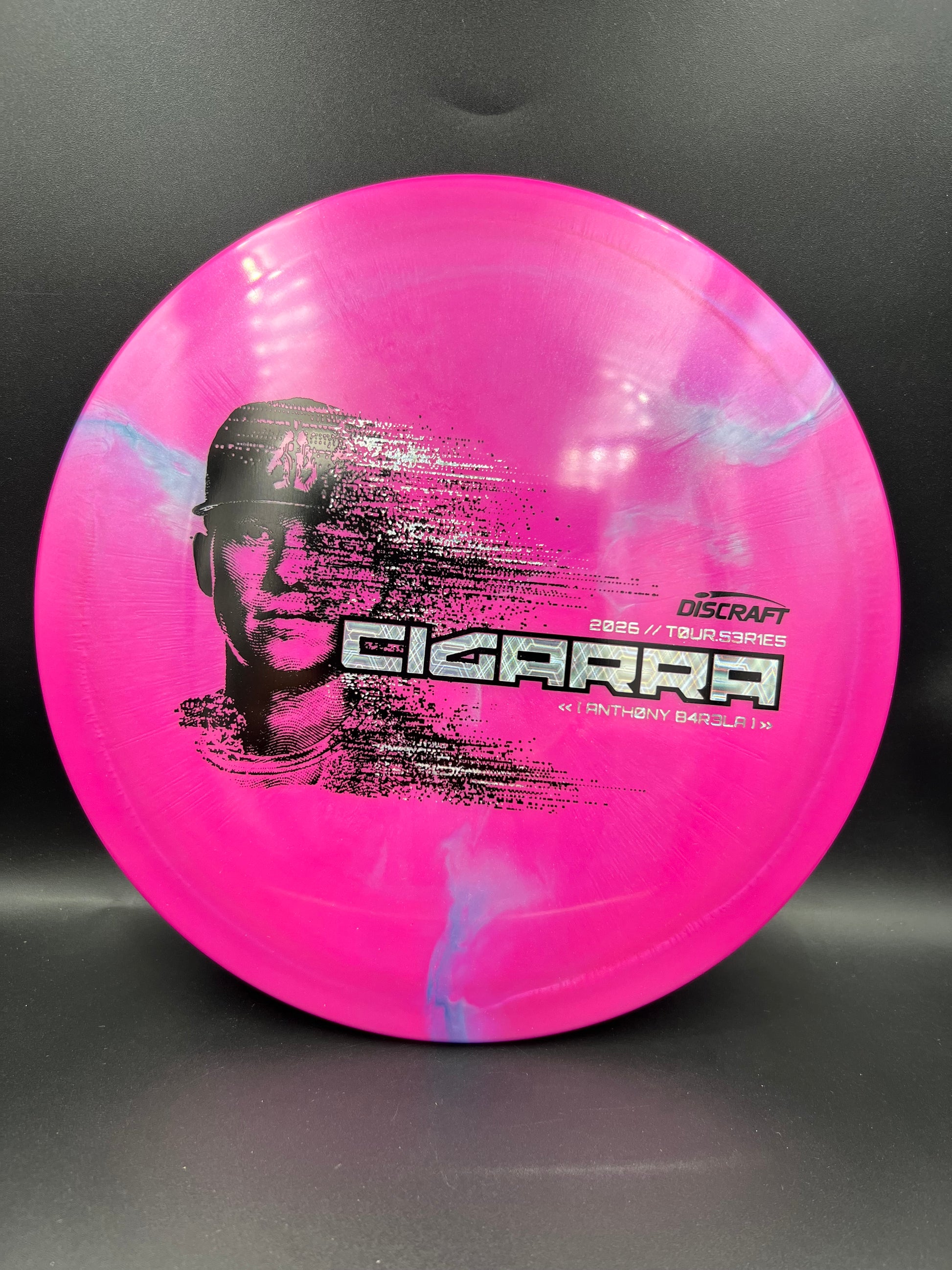 Discraft Anthony Barela Cigarra 2026 Tour Series Pink Silver Stamp - 175g