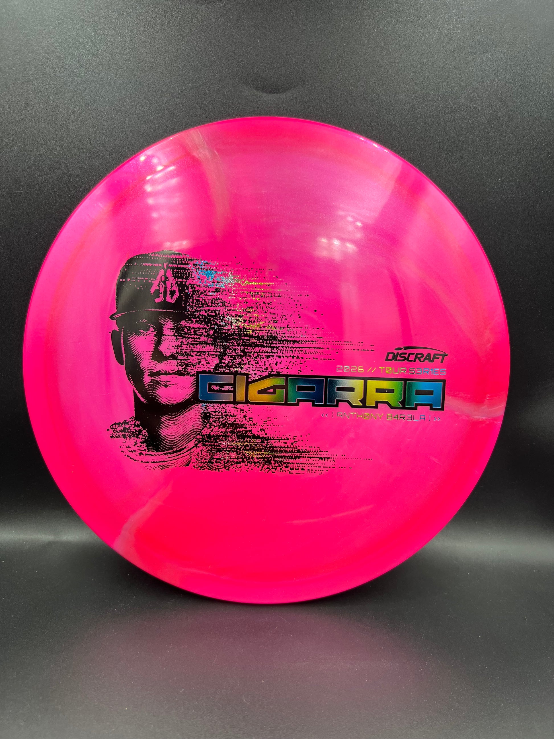 Discraft Anthony Barela Cigarra 2026 Tour Series Pink Multi Color Stamp - 169g