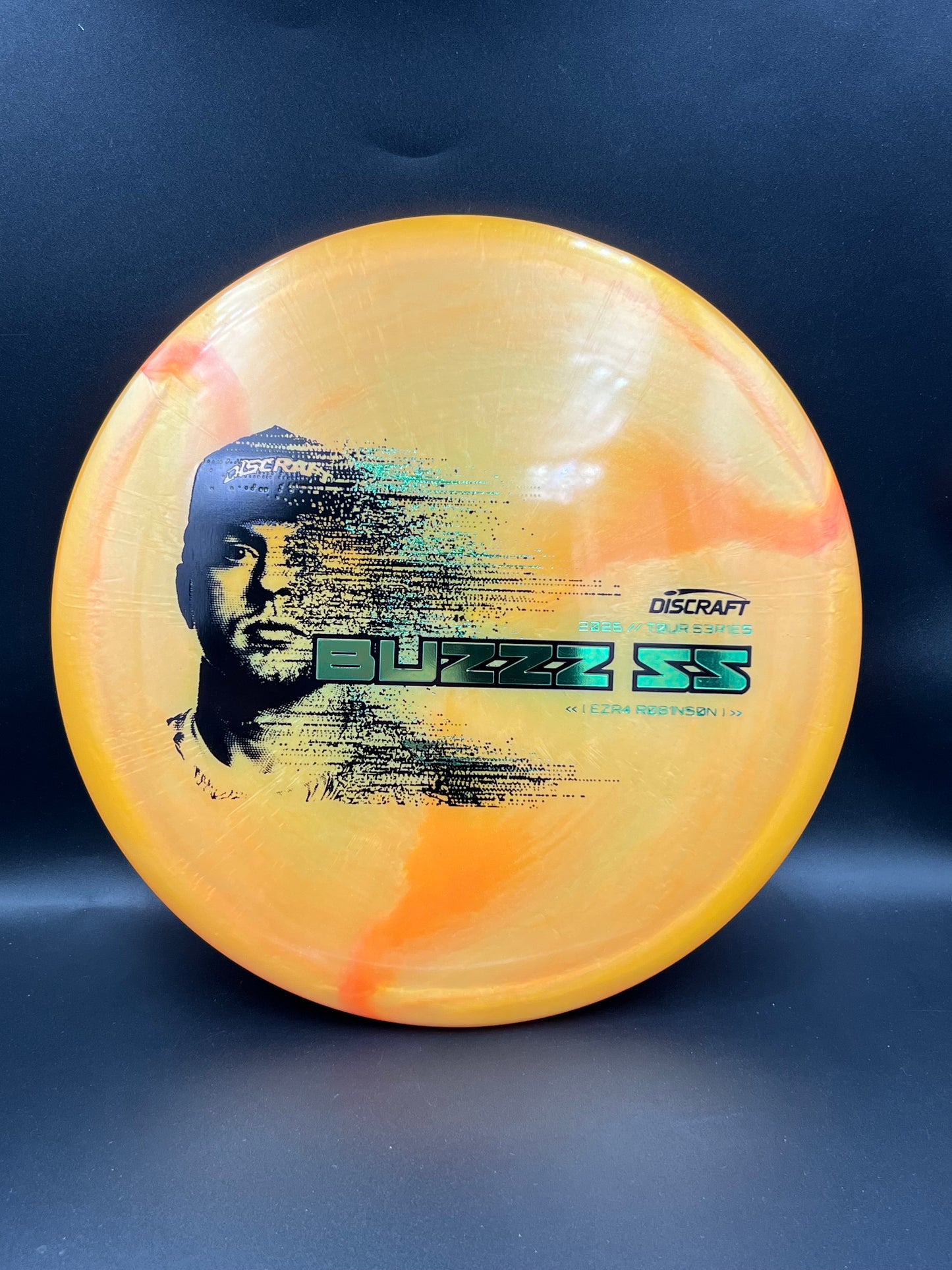 Discraft Ezra Robinson Buzzz SS 2026 Tour Series Orange Reflective Stamp - 177+