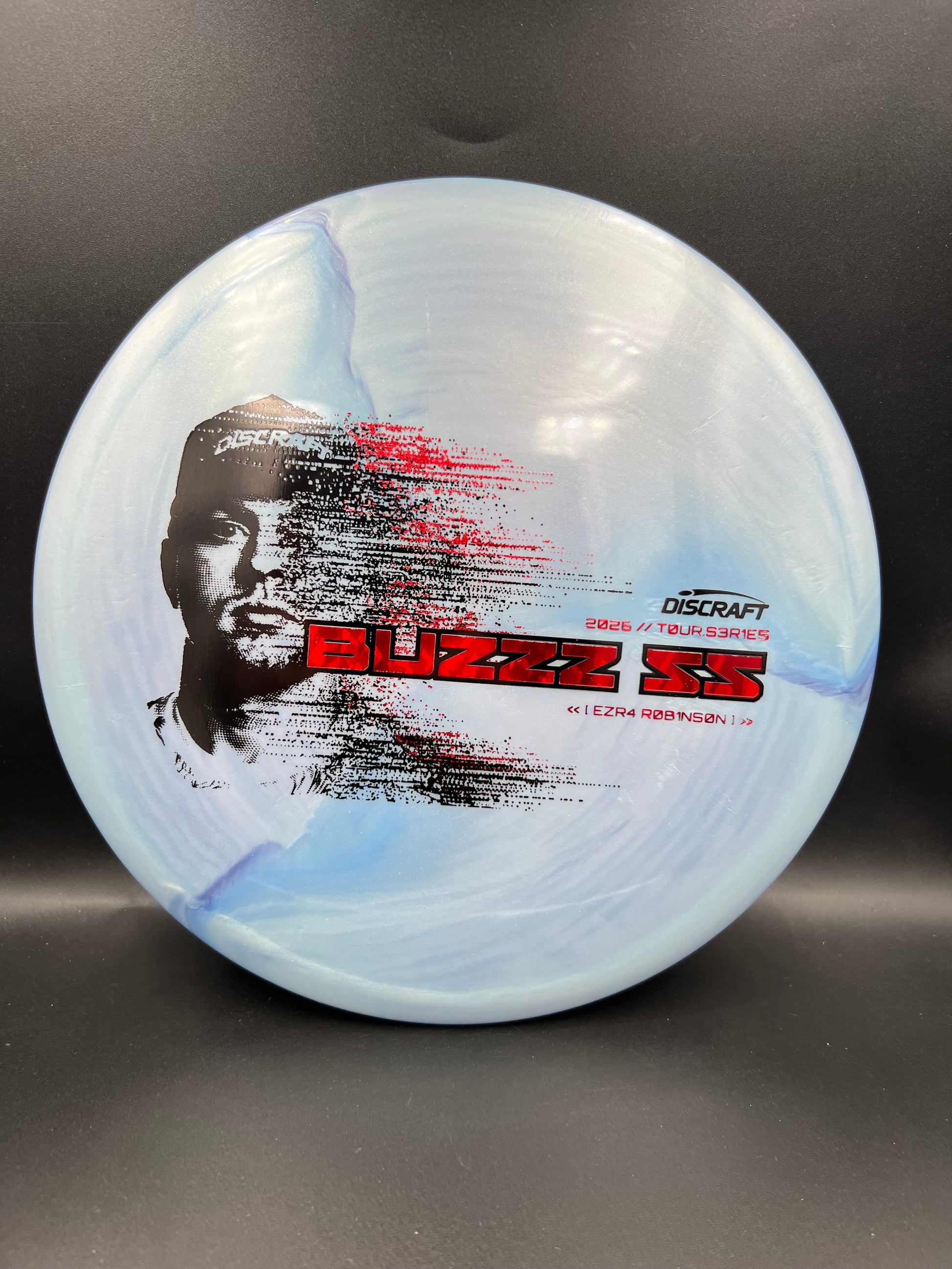 Discraft Ezra Robinson Buzzz SS 2026 Tour Series Light Blue Red Stamp - 177+
