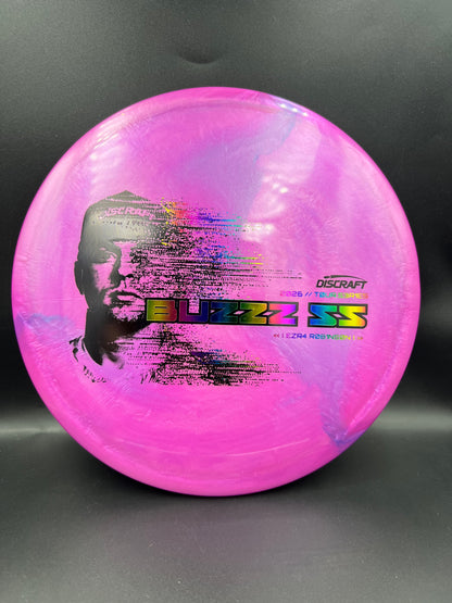 Discraft Ezra Robinson Buzzz SS 2026 Tour Series Pinkish Purple Rainbow Stamp - 175-176g