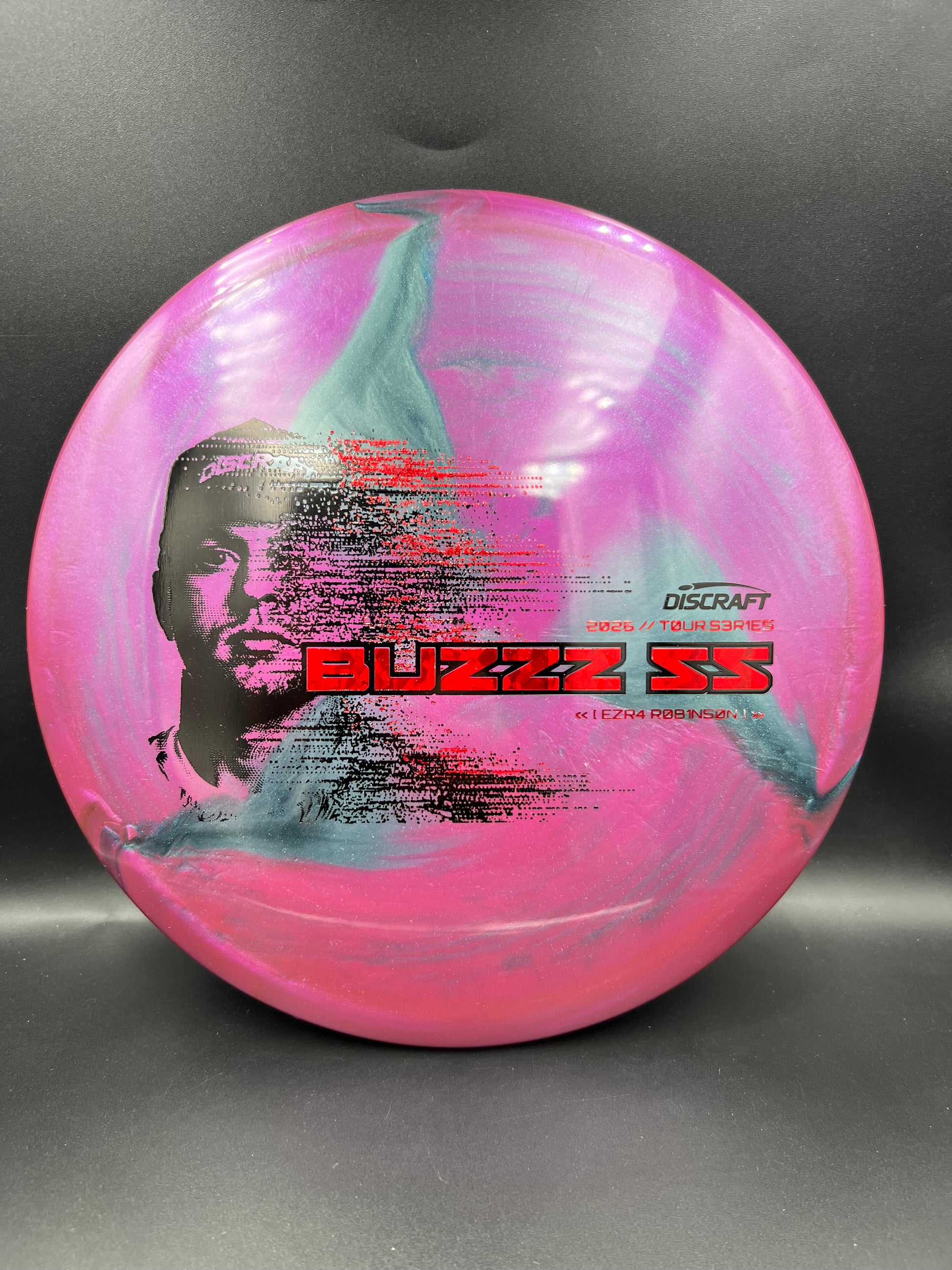Discraft Ezra Robinson Buzzz SS 2026 Tour Series Redish Purple Red Stamp - `177+