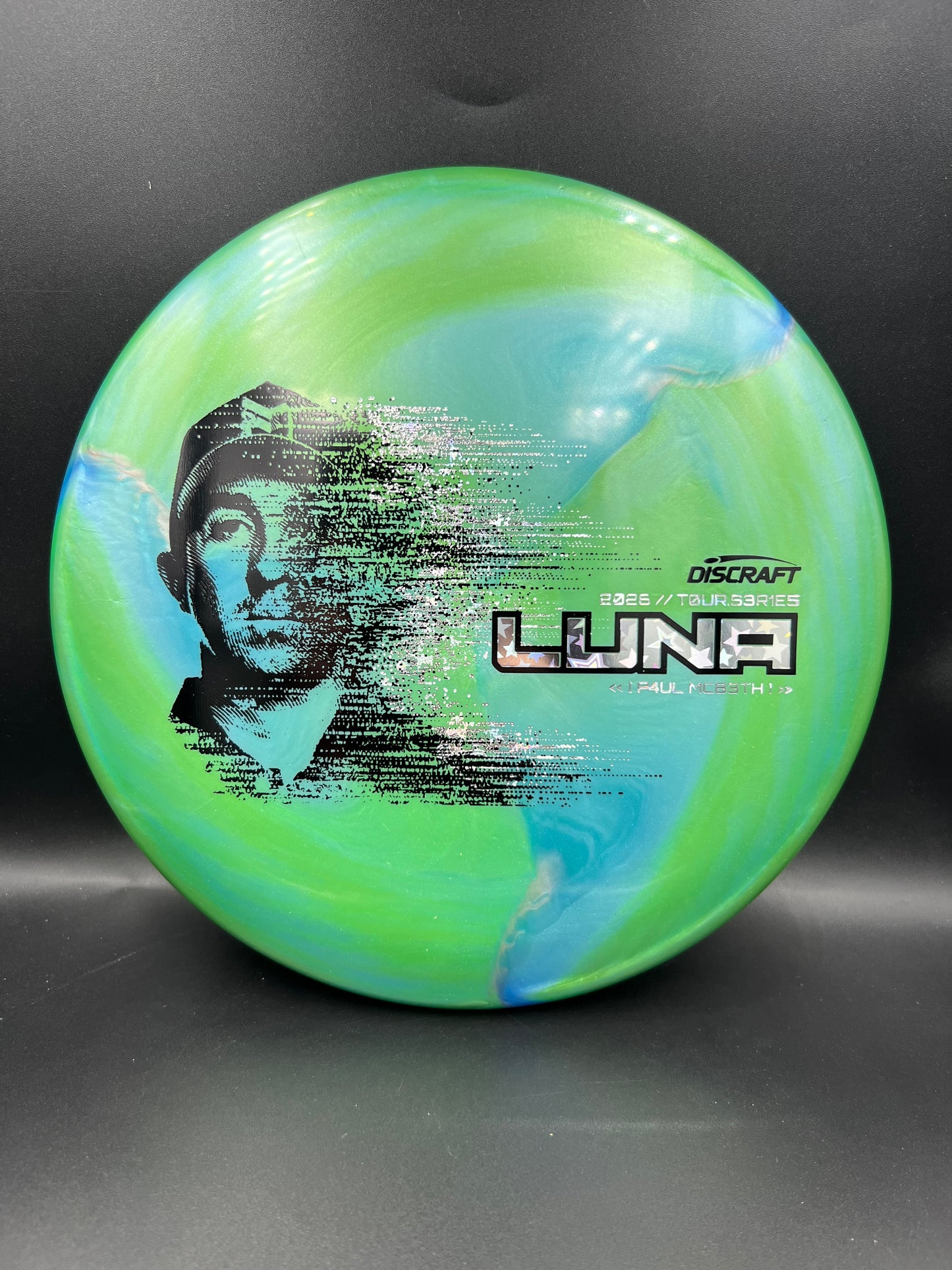 Discraft Paul McBeth Luna 2026 Tour Series Green Blue Silver Stars Stamp 173-174g