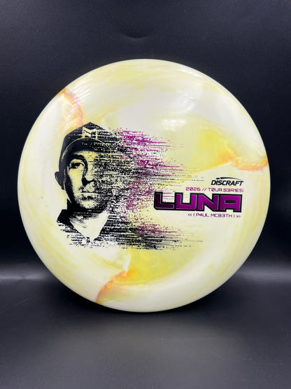 Discraft Paul McBeth Luna 2026 Tour Series Yellow White Pink Stamp - 173-174g