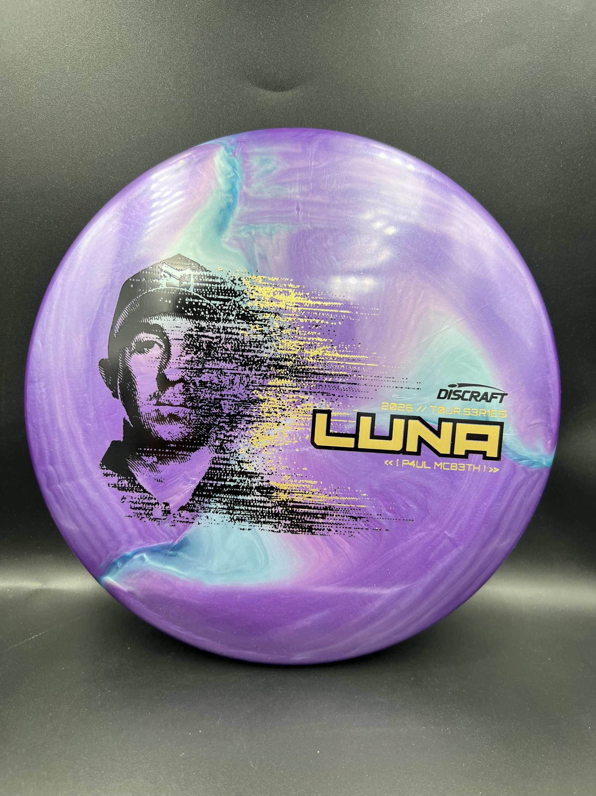 Discraft Paul McBeth Luna 2026 Tour Series Purple Copper Stamp - 170-172g