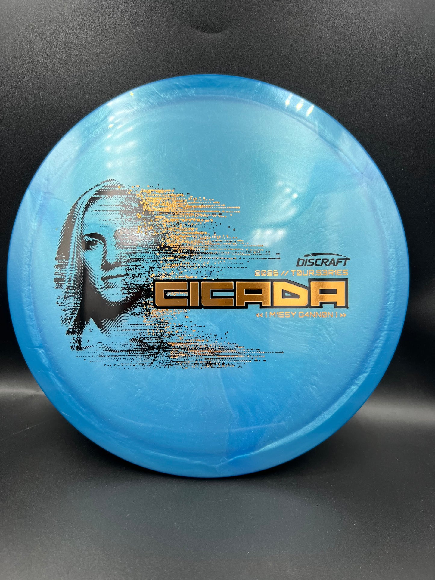 Discraft Missy Gannon Cicada 2026 Tour Series Blue Copper Stamp - 170-172g