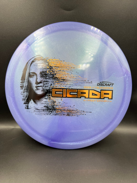 Discraft Missy Gannon Cicada 2026 Tour Series Blurple Copper Stamp - 170-172g