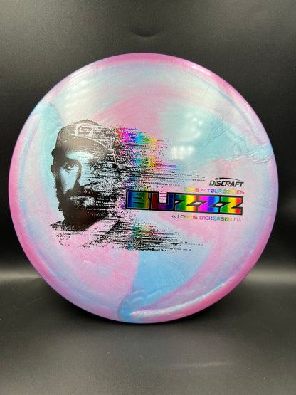 Discraft Chris Dickerson Buzzz 2026 Tour Series Pink Blue Rainbow Stamp - 173-174g