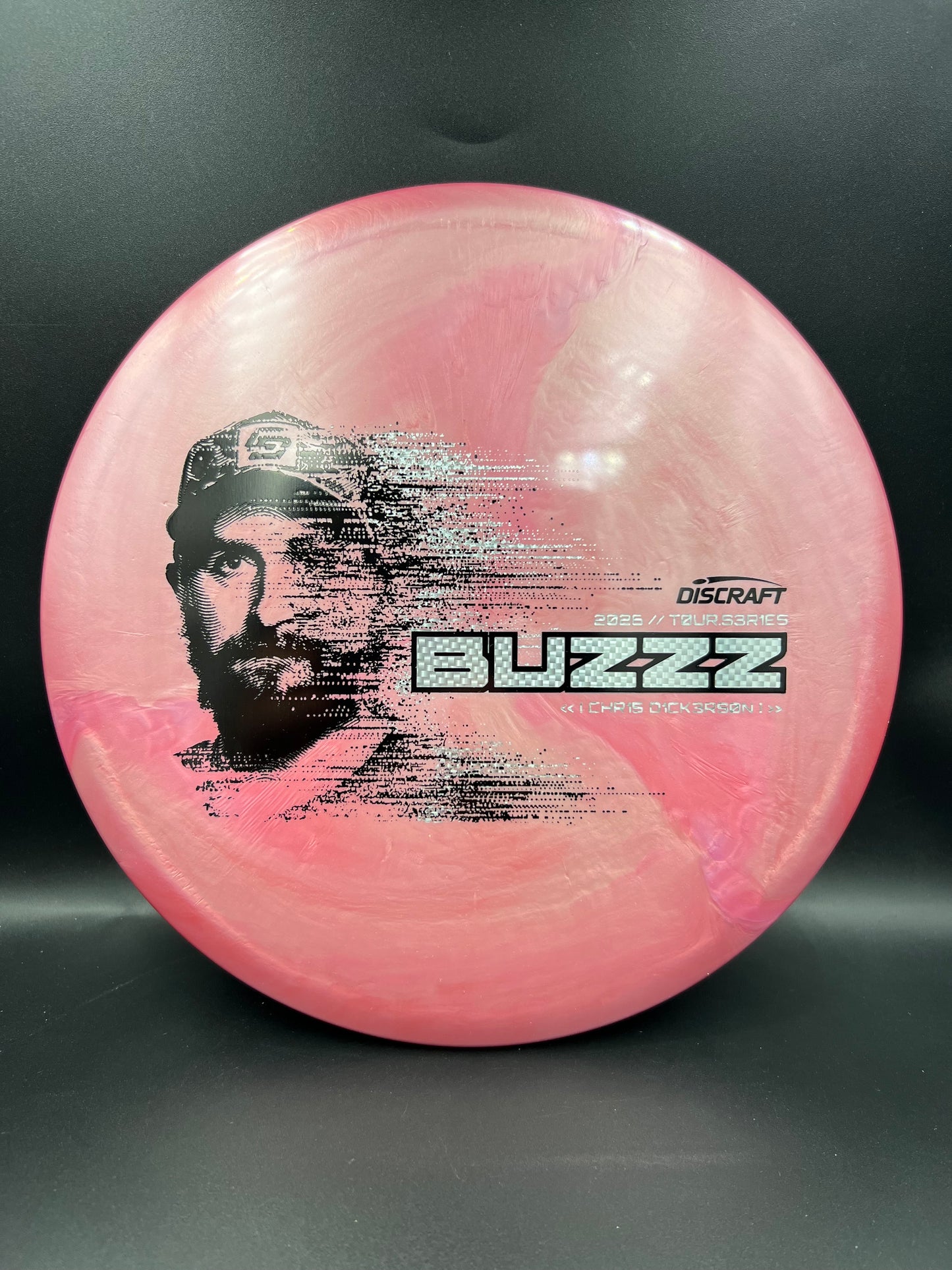 Discraft Chris Dickerson Buzzz 2026 Tour Series Pink Silver Stamp - 173-174g
