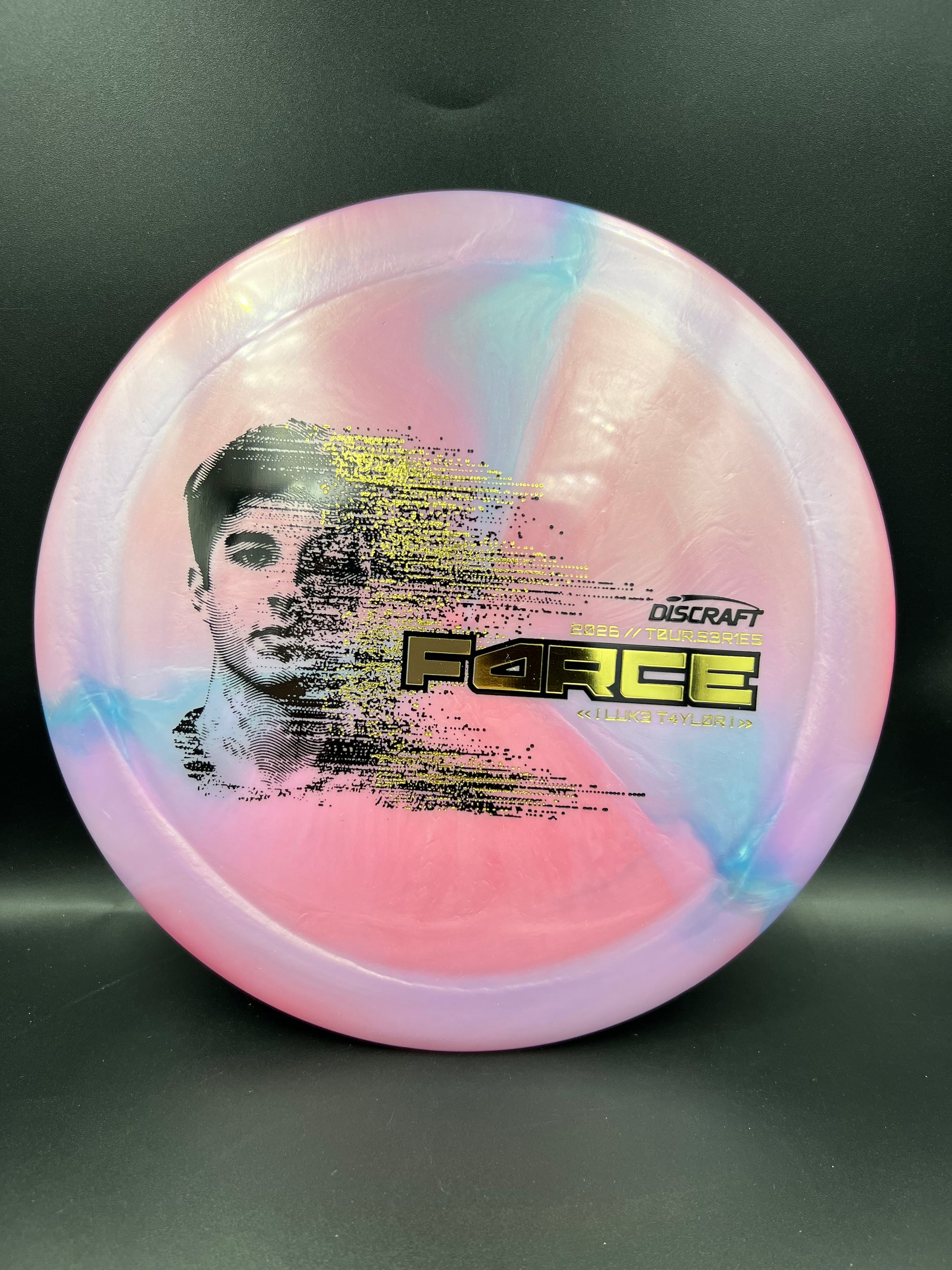 Discraft Luke Taylor Force 2026 Tour Series Pink Copper Stamp - 173-174g