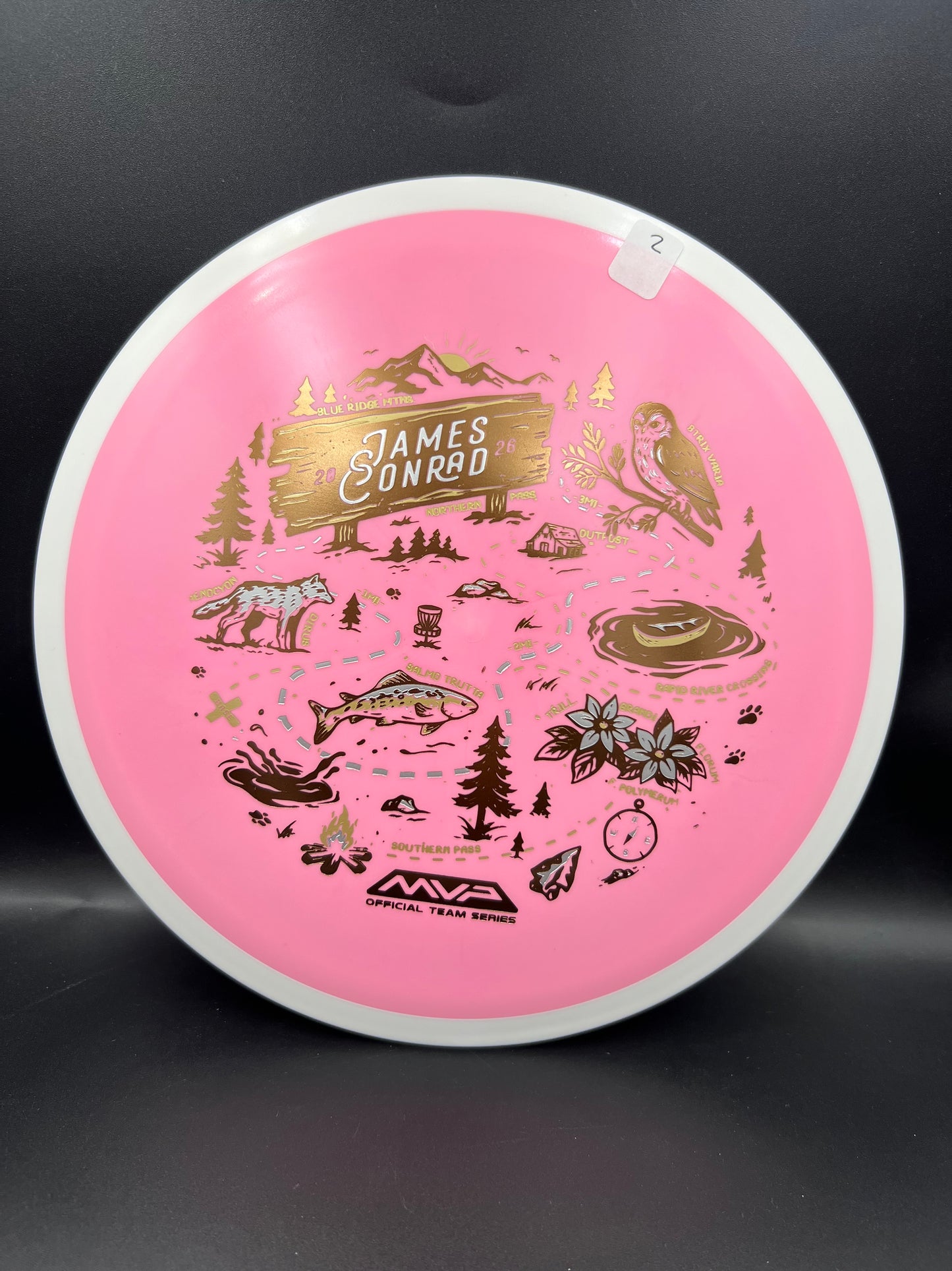 MVP Fission Trail - James Conrad Team Series Pink (2) - 142g