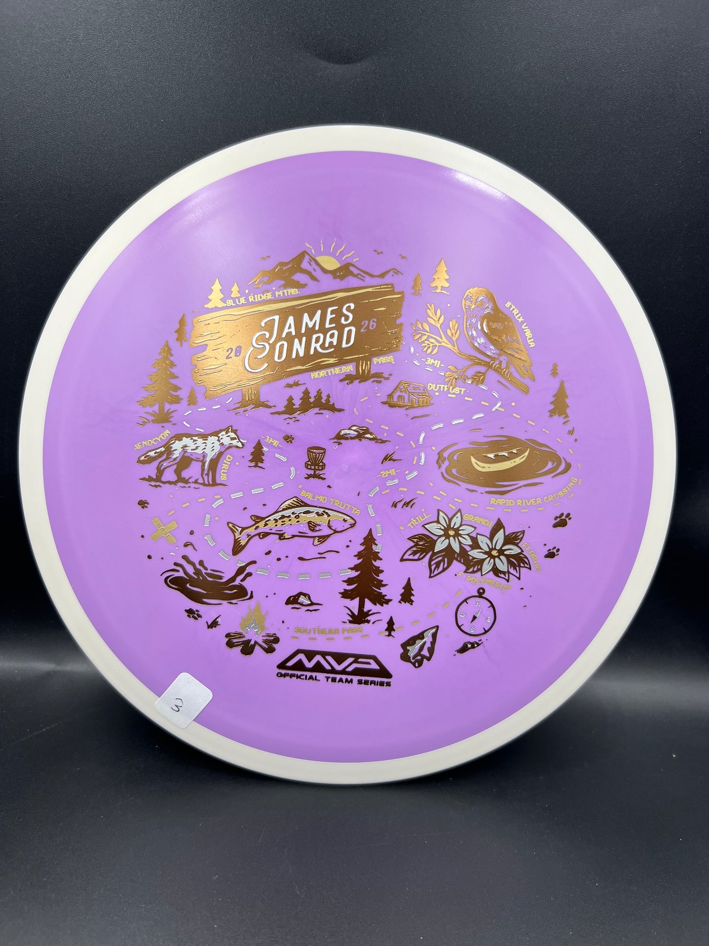 MVP Fission Trail - James Conrad Team Series Light Purple (3) - 164g
