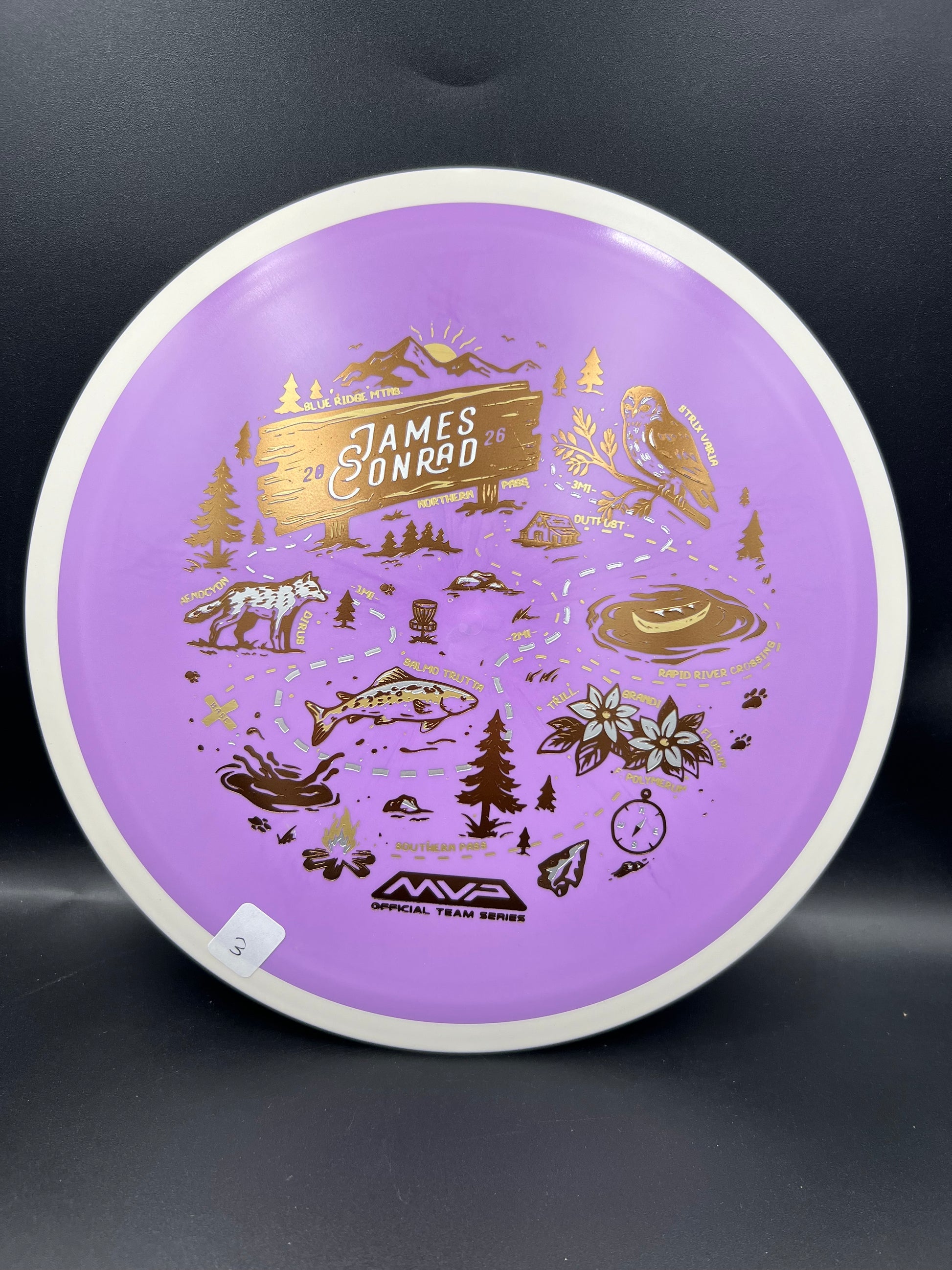 MVP Fission Trail - James Conrad Team Series Light Purple (3) - 164g