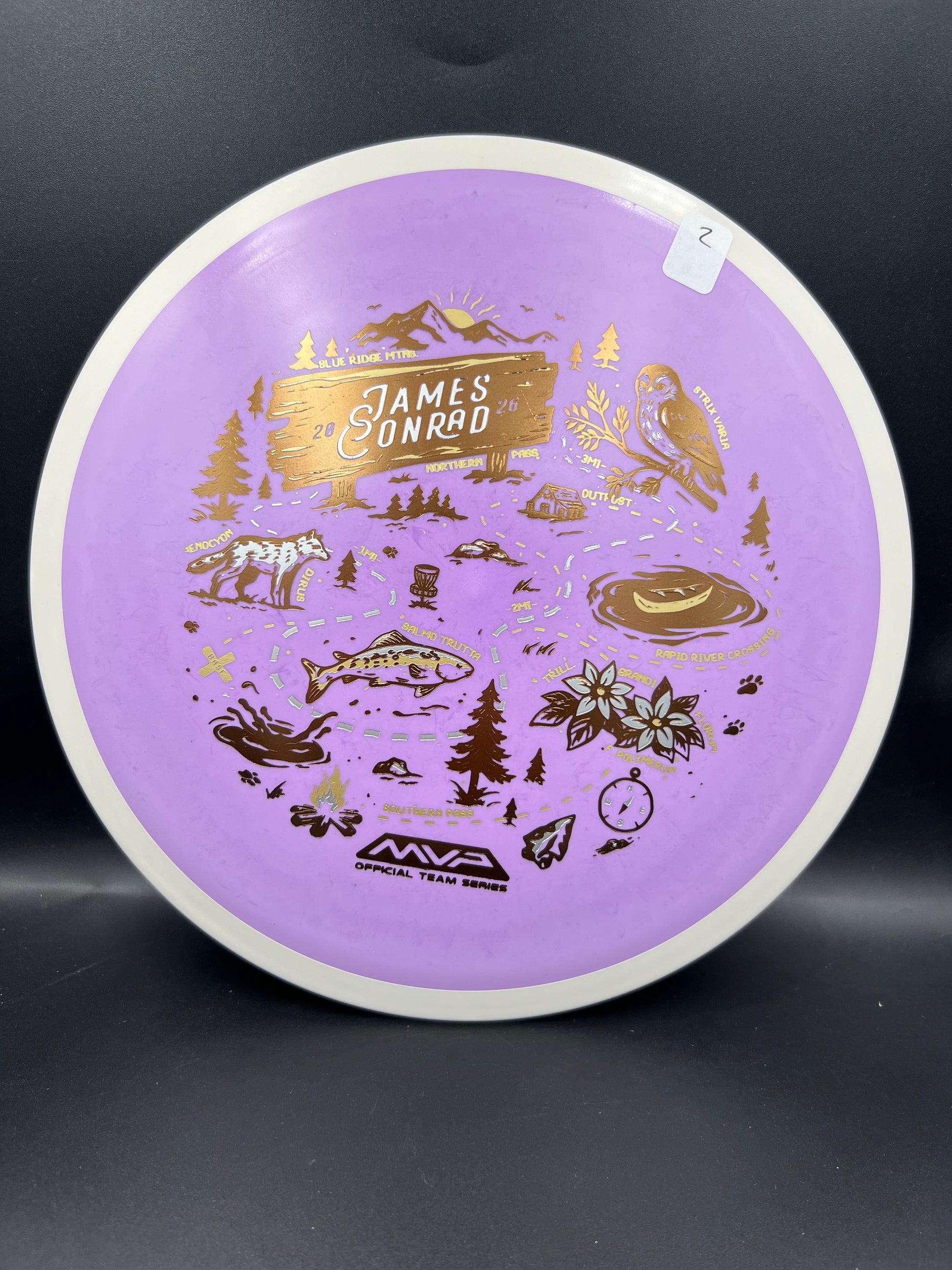 MVP Fission Trail - James Conrad Team Series Light Purple (2) - 169g