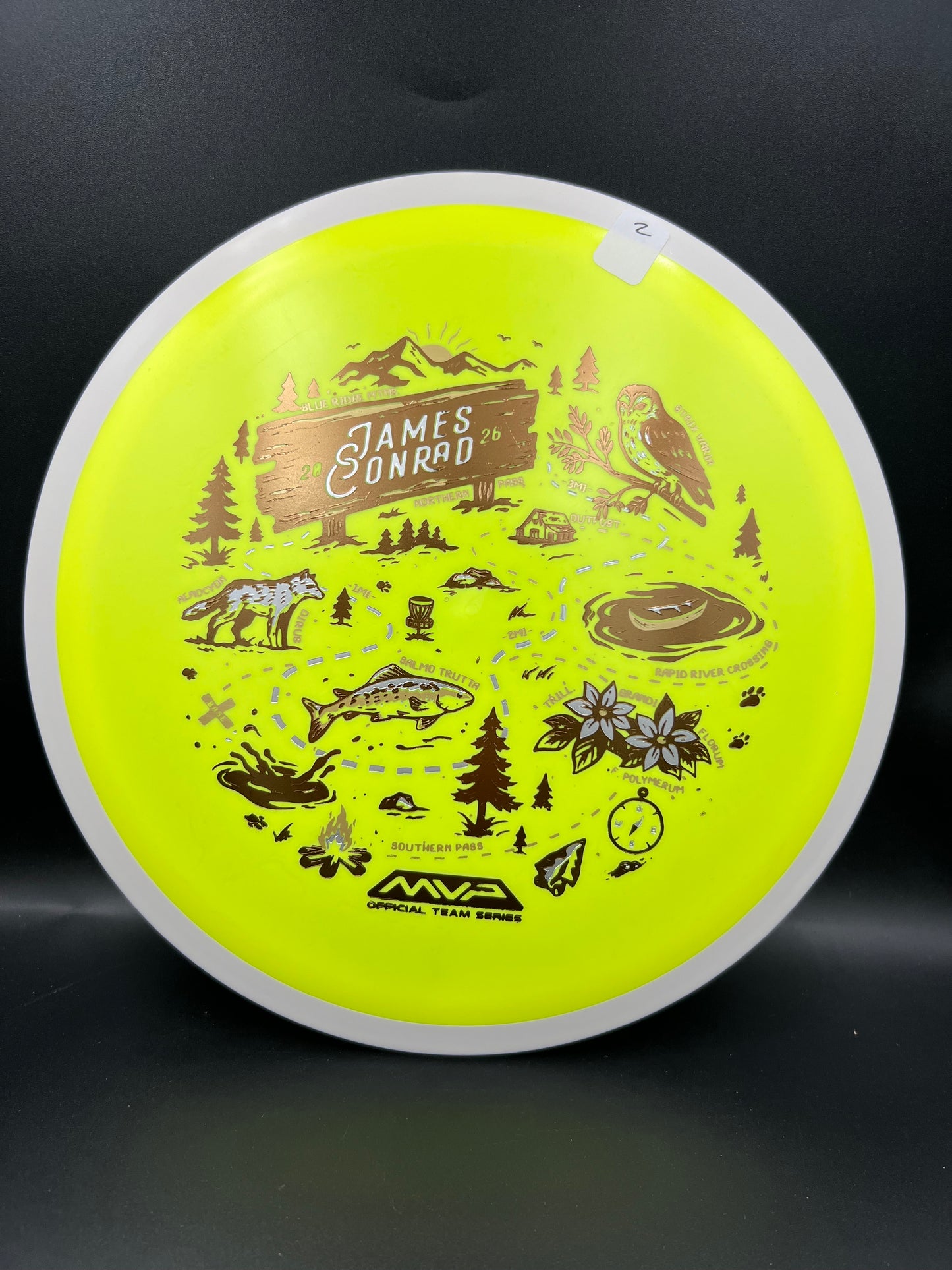 MVP Fission Trail - James Conrad Team Series Yellow (2) - 154g