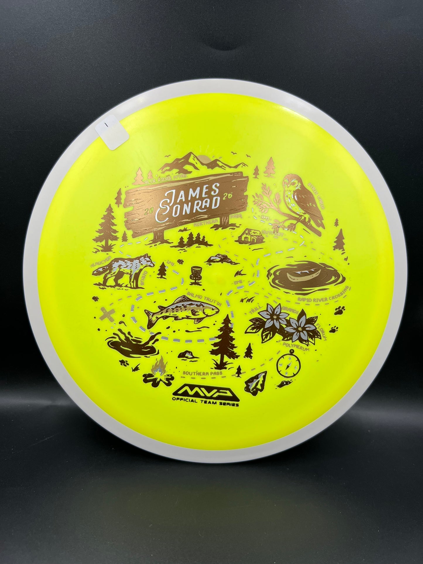 MVP Fission Trail - James Conrad Team Series Yellow (1) - 158g
