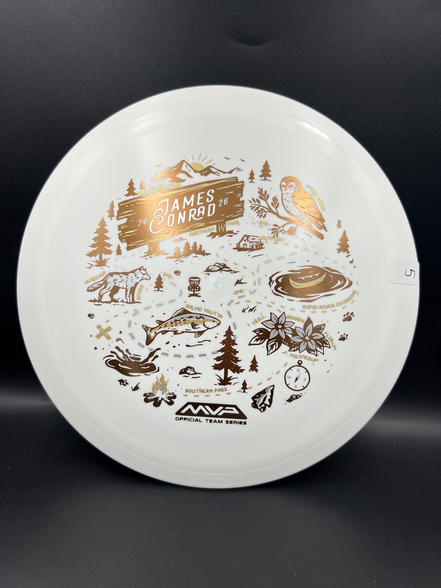MVP Fission Trail - James Conrad Team Series White (5) - 142g