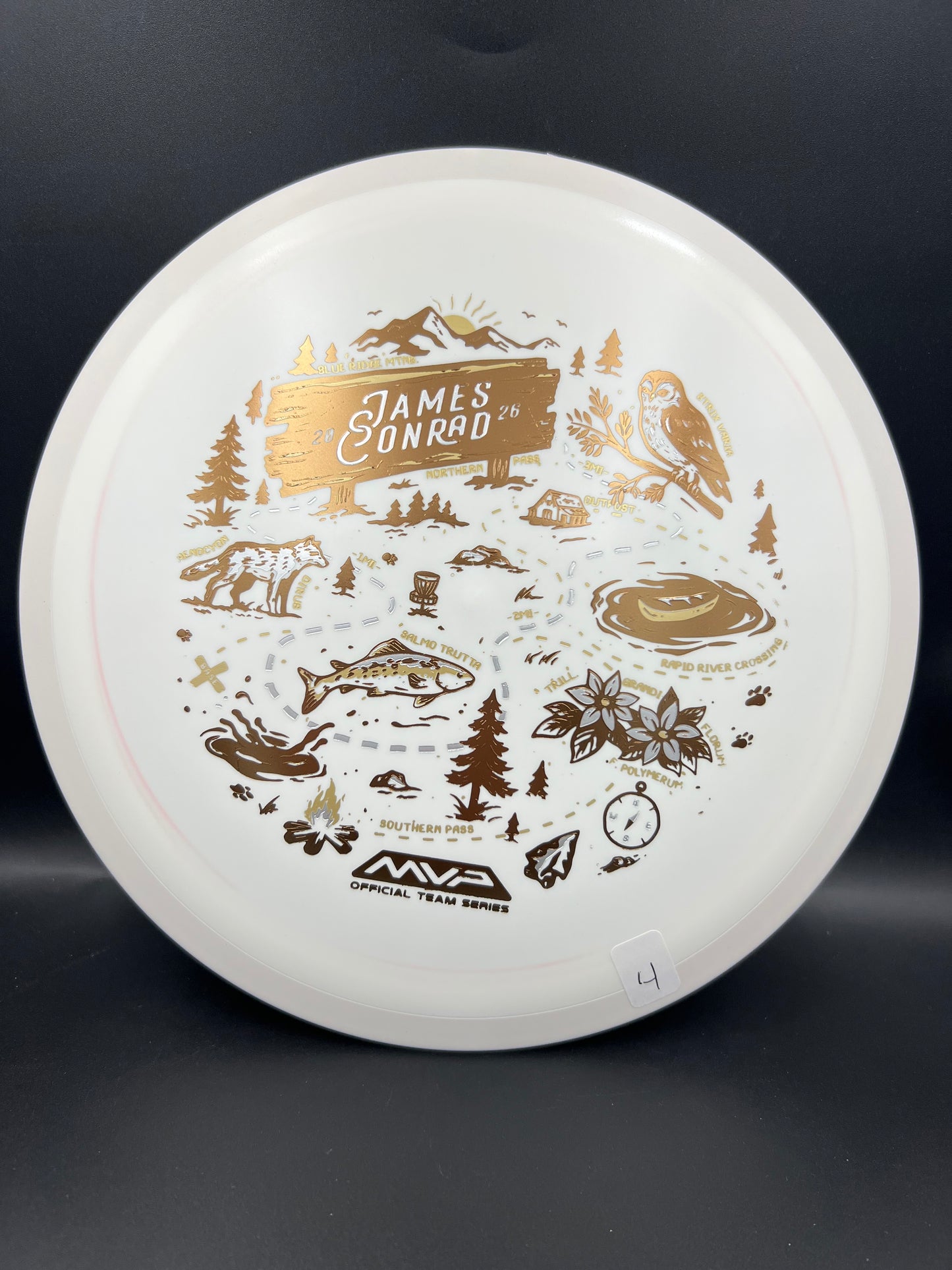 MVP Fission Trail - James Conrad Team Series White (4) - 158g