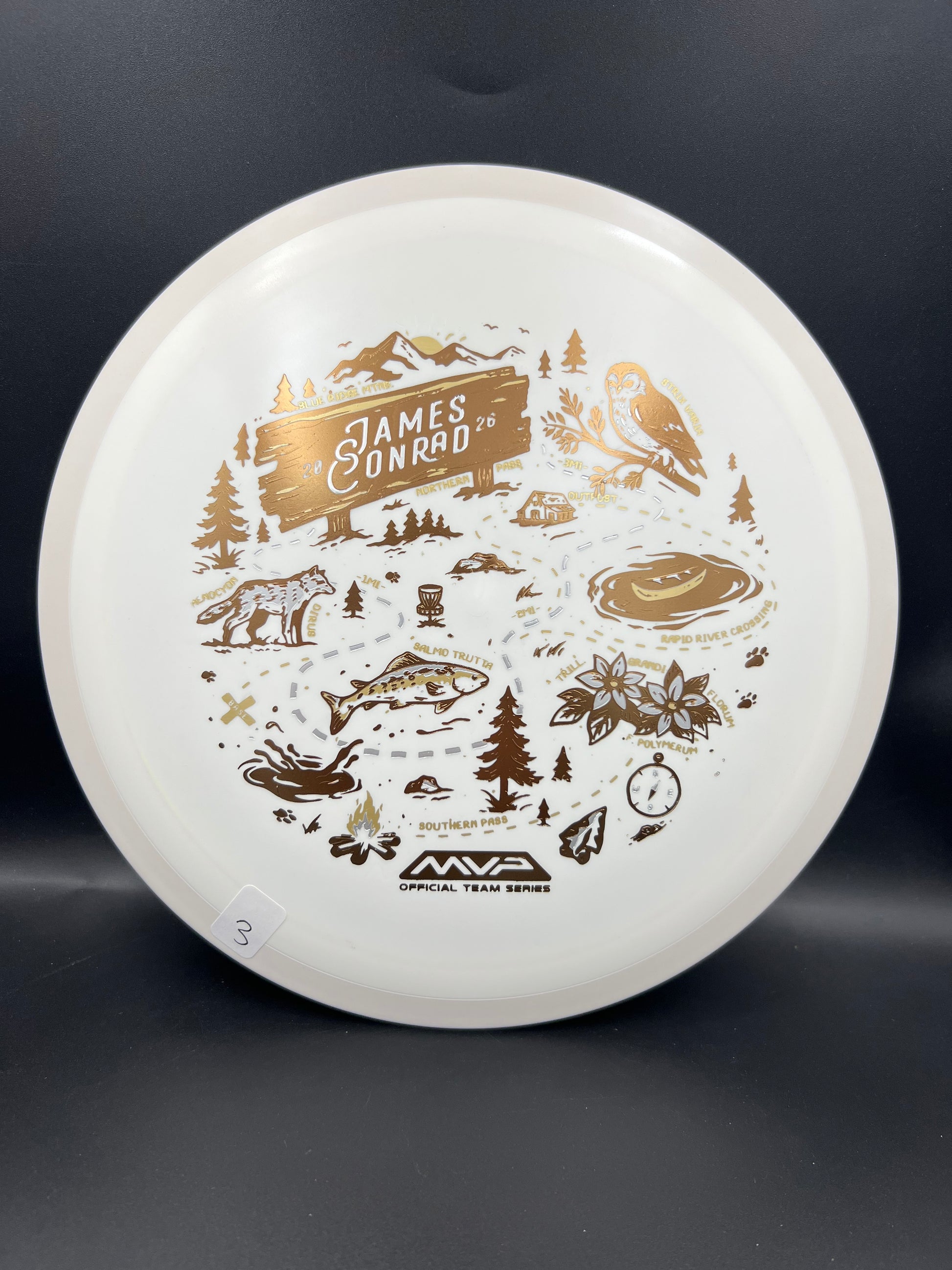 MVP Fission Trail - James Conrad Team Series White (3) - 158g