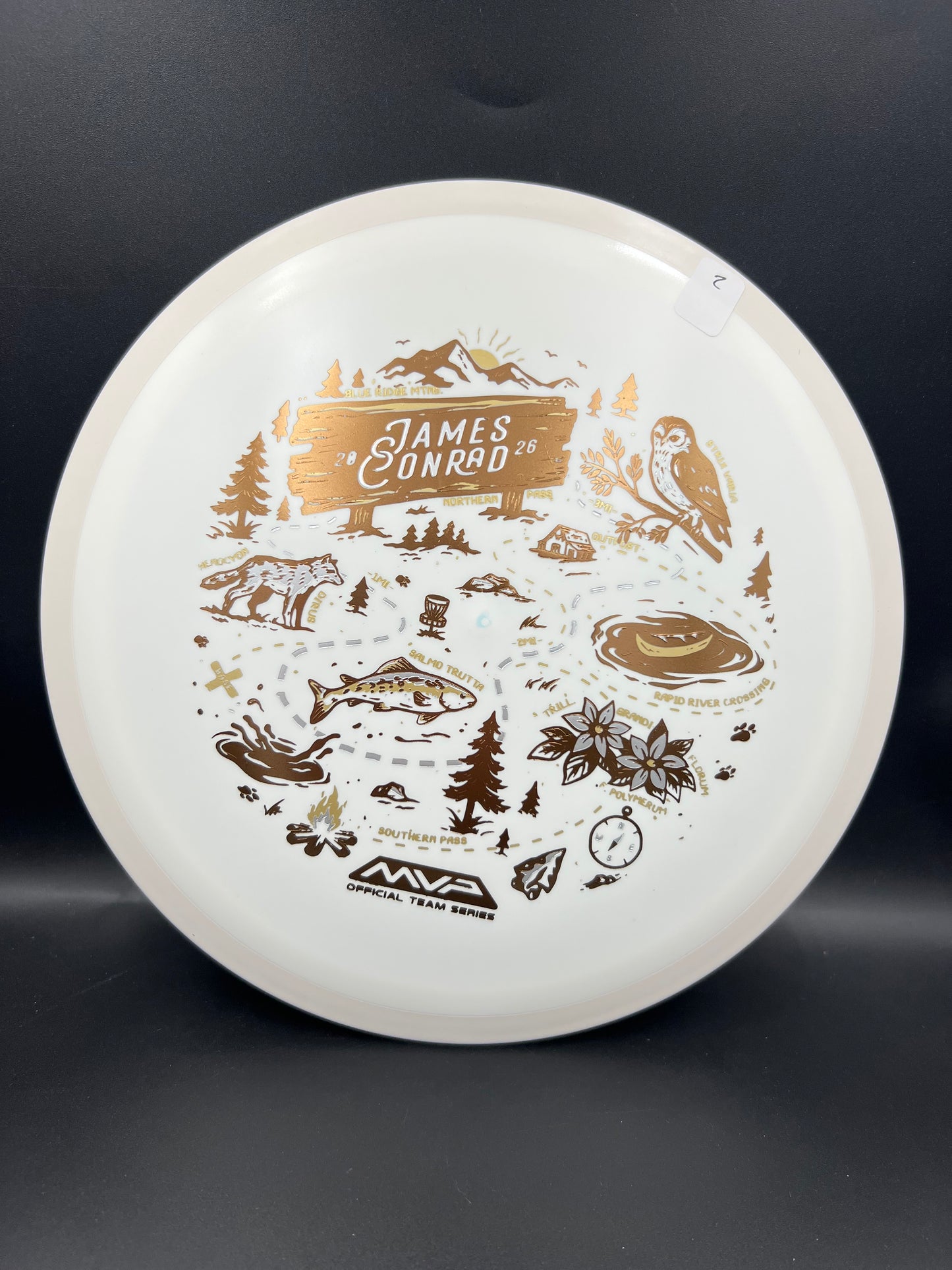MVP Fission Trail - James Conrad Team Series White (2) - 163g