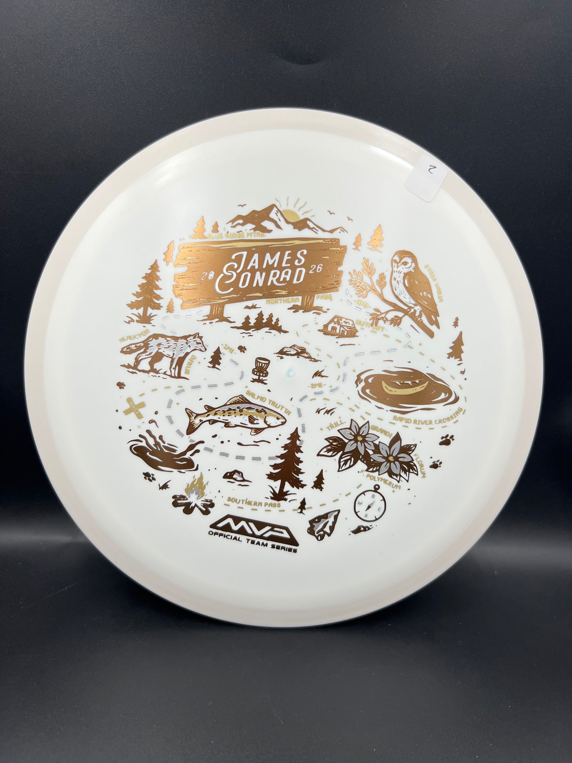 MVP Fission Trail - James Conrad Team Series White (2) - 163g