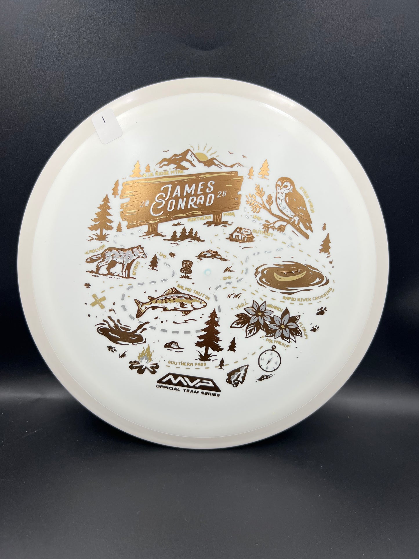 MVP Fission Trail - James Conrad Team Series White (1) - 163g