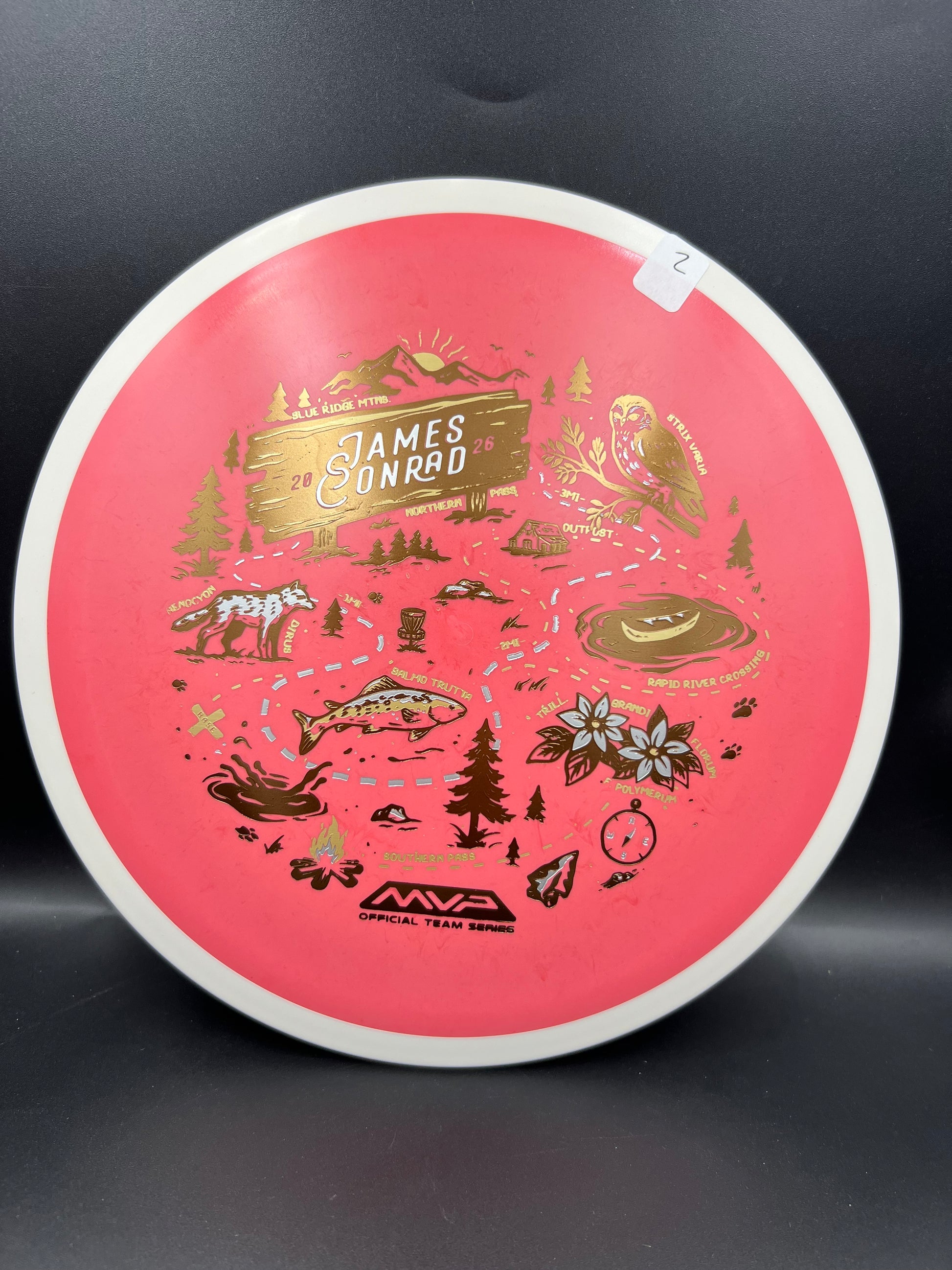MVP Fission Trail - James Conrad Team Series Reddish Pink (2) - 168g