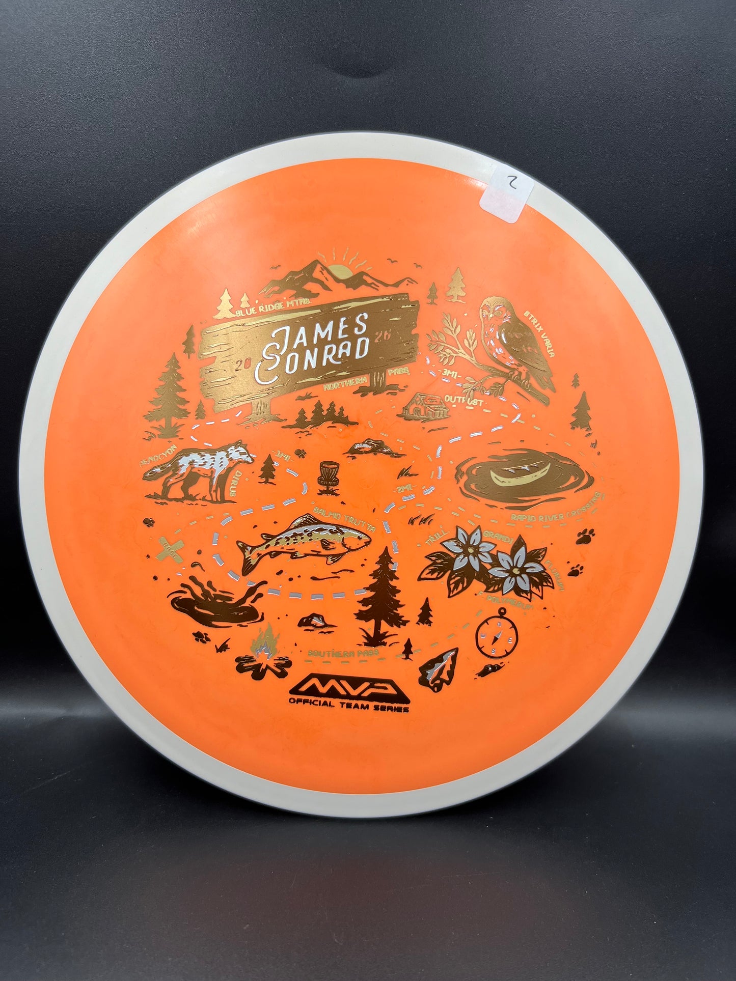 MVP Fission Trail - James Conrad Team Series Orange (2) - 168g
