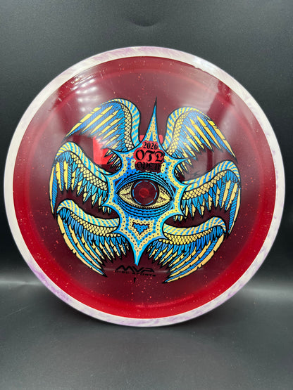 Axiom Particle Proton Soft Rhythm OTB 2026 White Purple Rim Red Plate - 175g