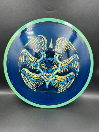 Axiom Particle Proton Soft Rhythm OTB 2026 Teal Rim Blue Plate - 171g