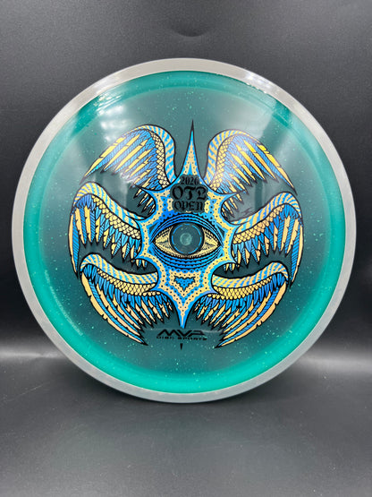 Axiom Particle Proton Soft Rhythm OTB 2026 Gray Rim Teal Plate - 174g