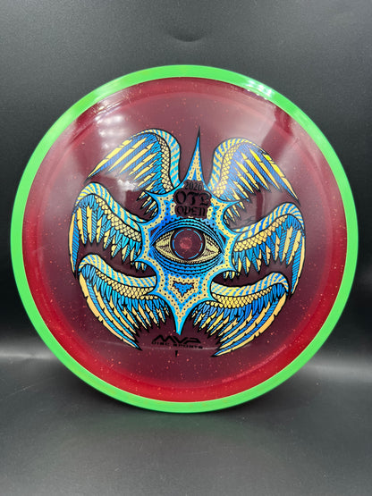 Axiom Particle Proton Soft Rhythm OTB 2026 Green Rim Maroon Plate - 172g