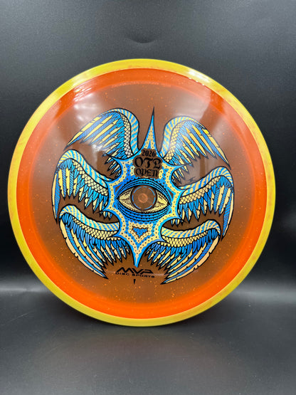 Axiom Particle Proton Soft Rhythm OTB 2026 Yellow Rim Orange Plate - 174g