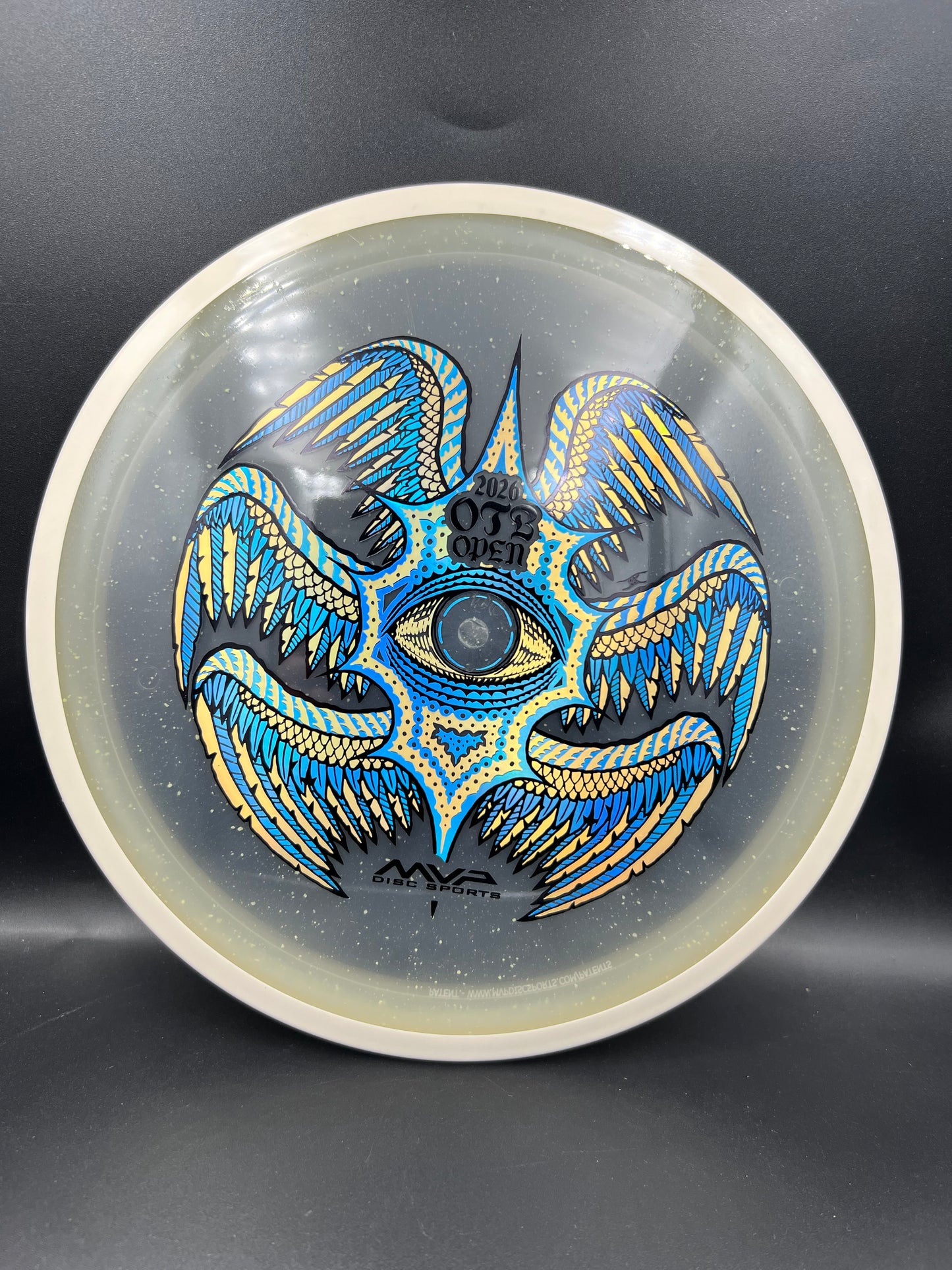 Axiom Particle Proton Soft Rhythm OTB 2026 White Rim Clear Plate - 175g