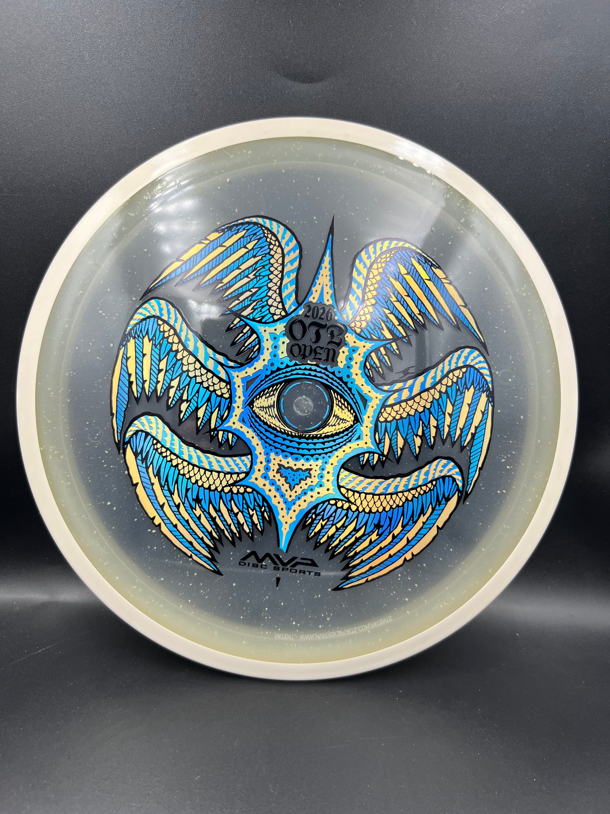 Axiom Particle Proton Soft Rhythm OTB 2026 White Rim Clear Plate - 175g