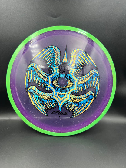 Axiom Particle Proton Soft Rhythm OTB 2026 Green Rim Purple Plate - 172g