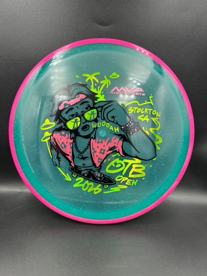 Axiom Particle Proton Soft Hex OTB 2026 Pink Rim Teal Plate - 177g