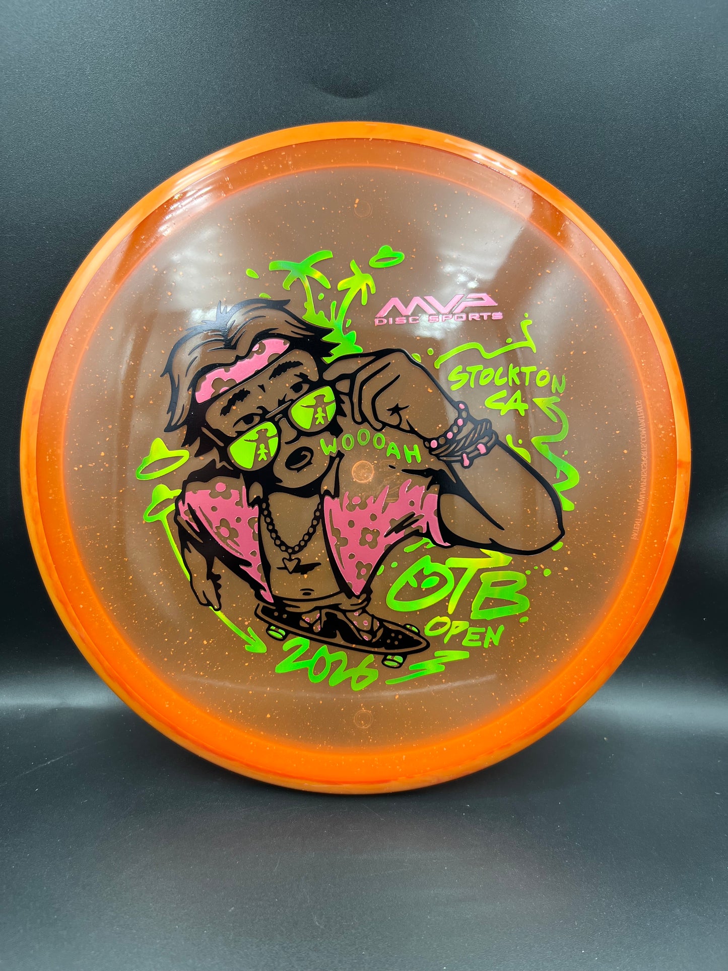 Axiom Particle Proton Soft Hex OTB 2026 Orange Rim Orange Plate - 177g