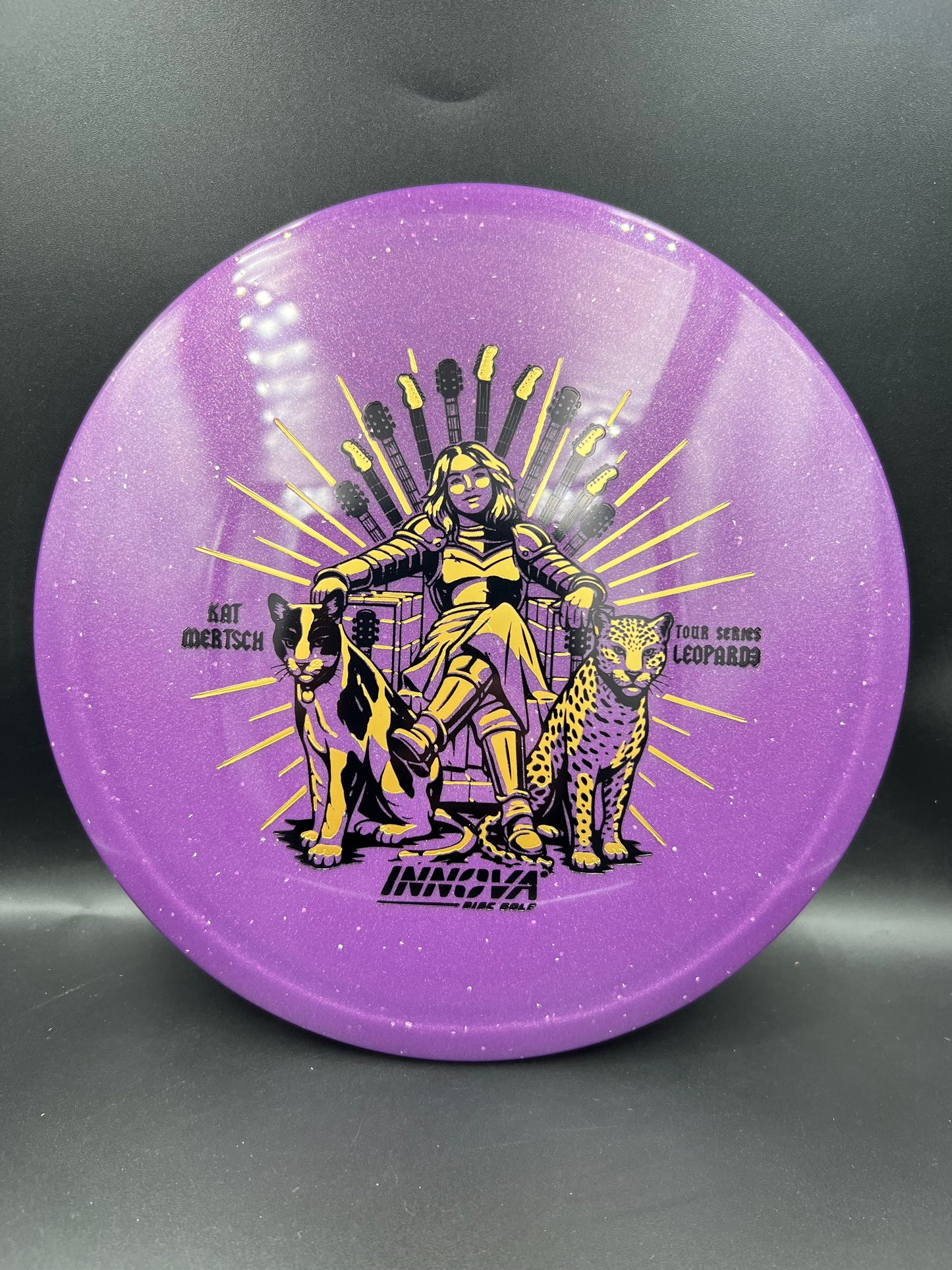 Innova 2026 Tour Series Metal Flake Star Leopard 3 Kat Mertsch Purple Black Bronze Stamp - 171g