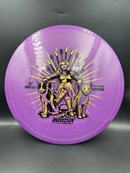 Innova 2026 Tour Series Metal Flake Star Leopard 3 Kat Mertsch Purple Black Bronze Stamp - 171g