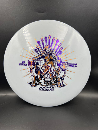 Innova 2026 Tour Series Metal Flake Star Leopard 3 Kat Mertsch Gray Purple Copper Stamp - 171g